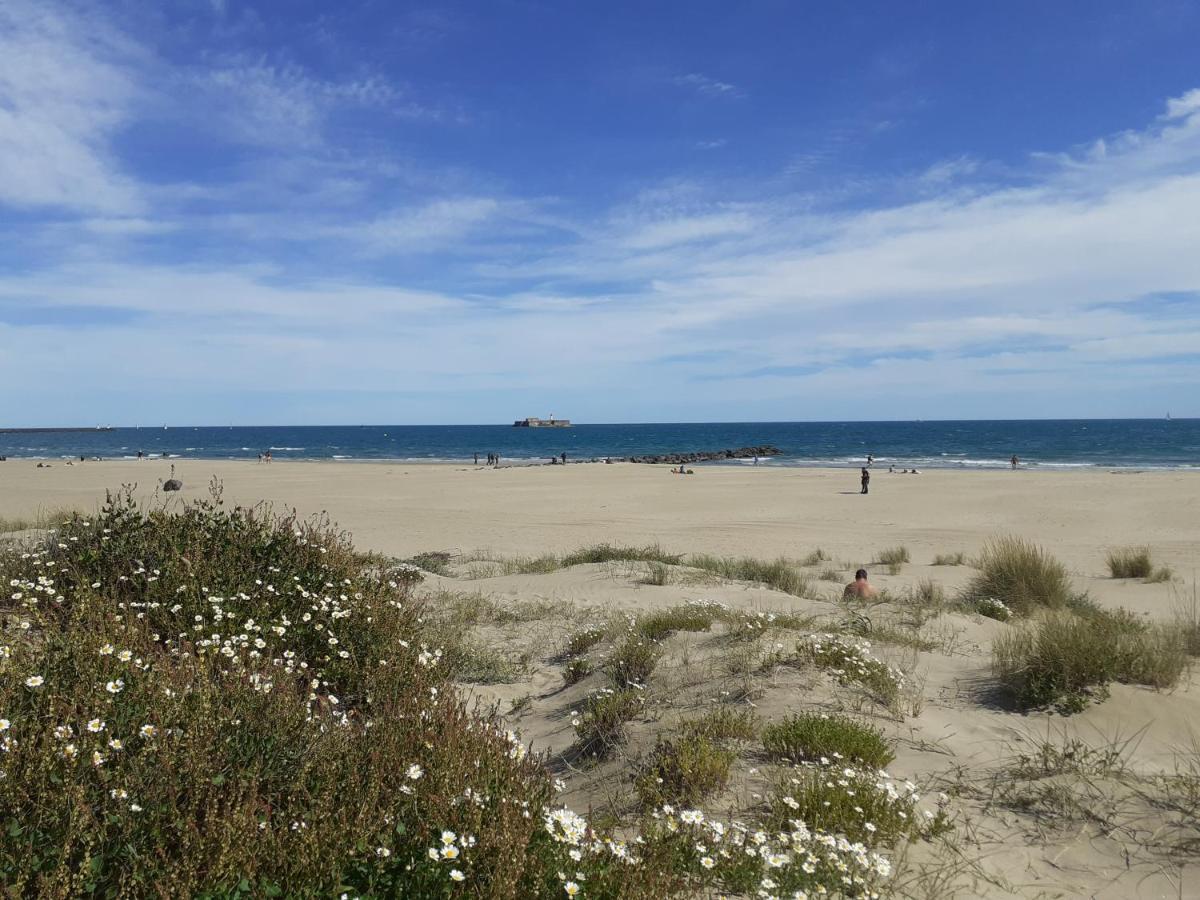 Les Maisons Sur La Plage, T2 Les Pieds Dans L'Eau 阿格德 外观 照片